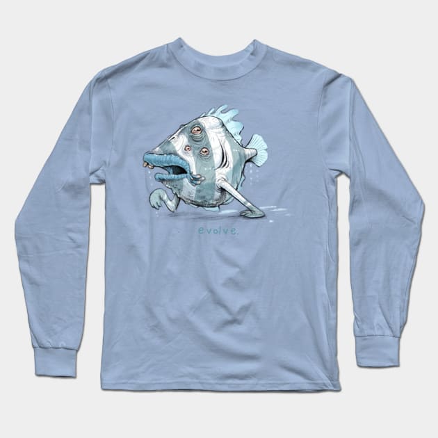 Evolve Long Sleeve T-Shirt by AlexHeywoodArt